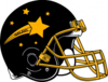 Black Helmet Galaxy Stars Cut Image